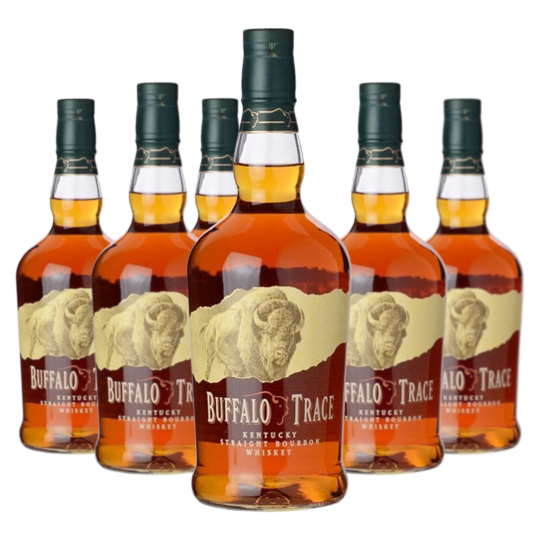 Buffalo Trace Bourbon Whiskey 750ml 6 Bottle Case - Free Shipping