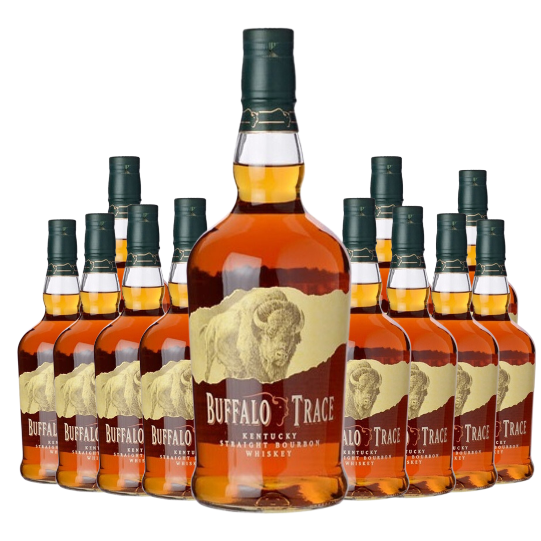 Buffalo Trace Bourbon Whiskey 750ml 12 Bottle Case - Free Shipping