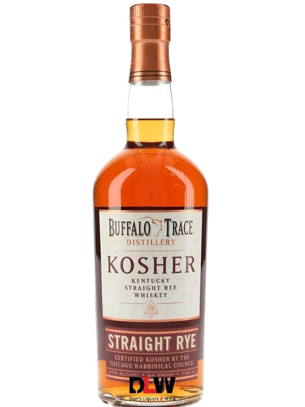 Buffalo Trace Kosher Straight Rye 750ml