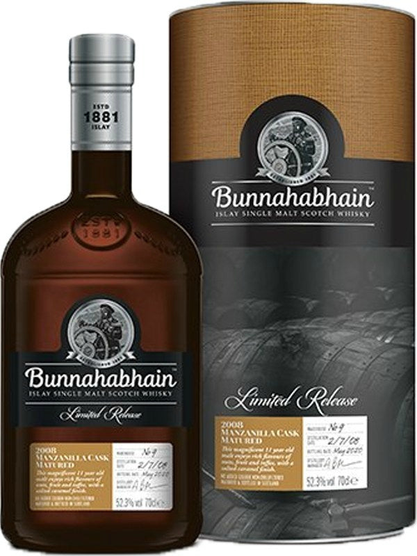 Bunnahabhain Manzanilla Cask Matured 2008