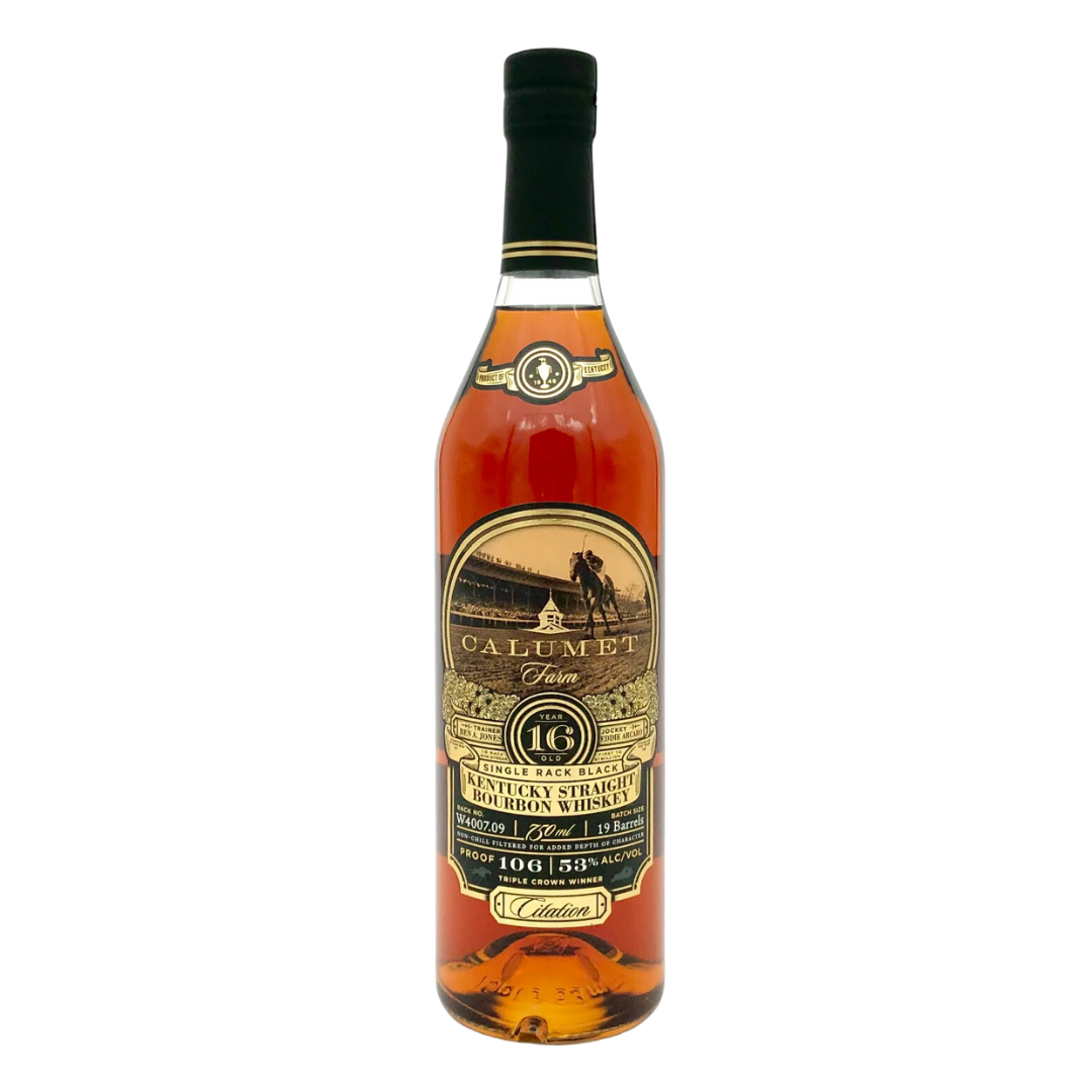 Calumet Farm Single Rack Black 16 Year Bourbon 750ml
