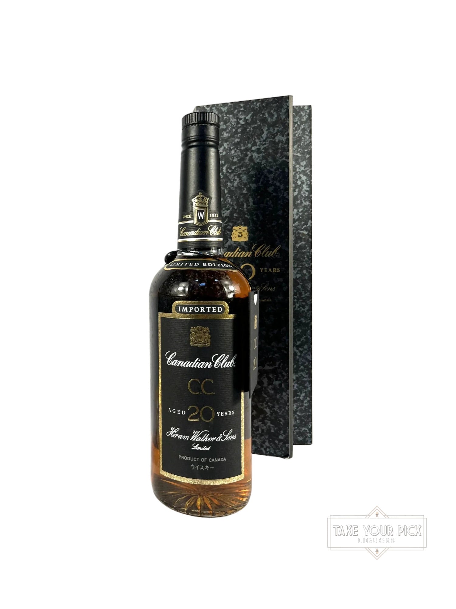 Canadian Club 20-year 1991 with box - 80 Proof