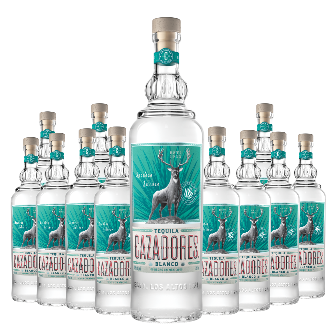 Cazadores Blanco Tequila 12 Bottle Case