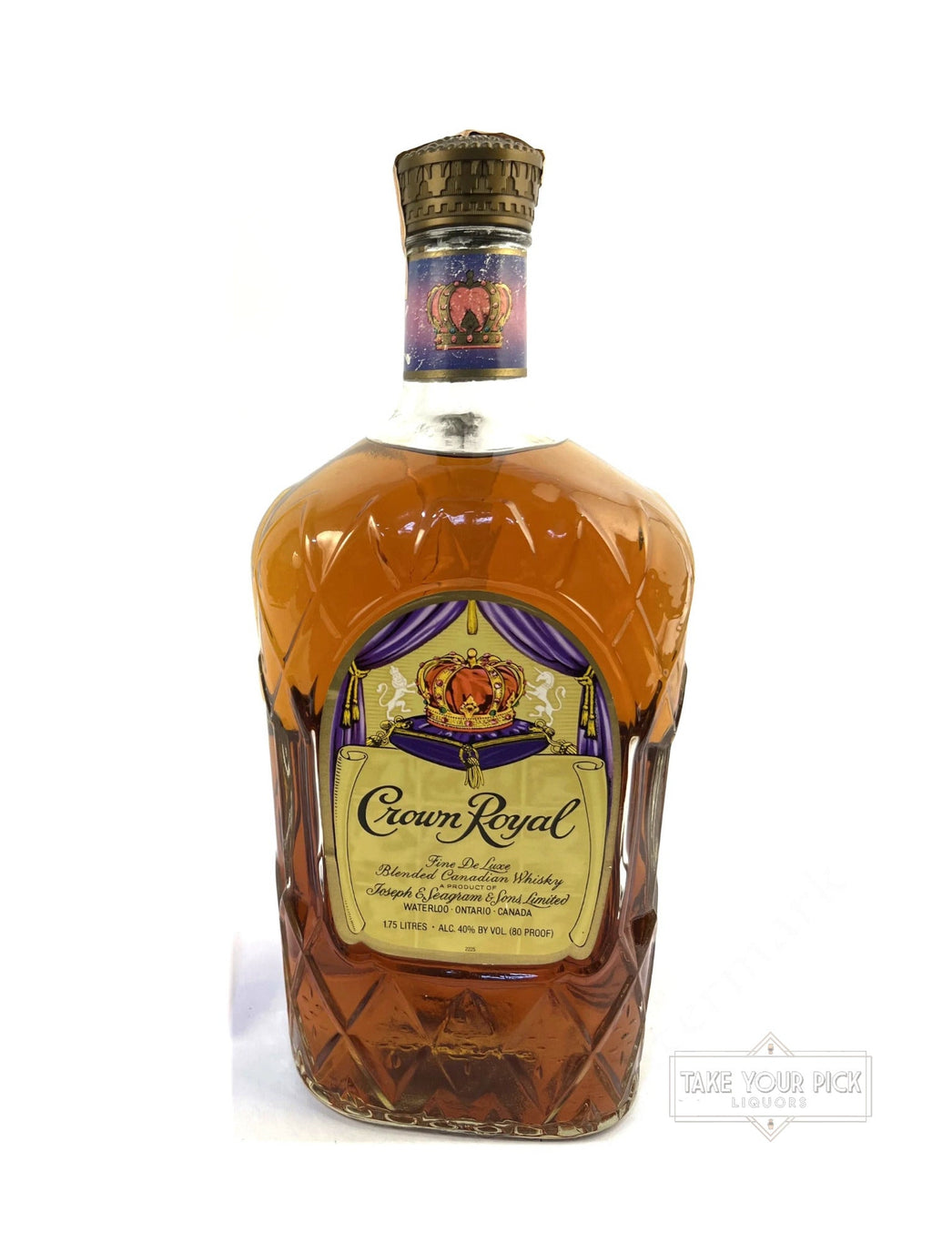 Crown Royal 1.75 Liter 1979 - 80 Proof