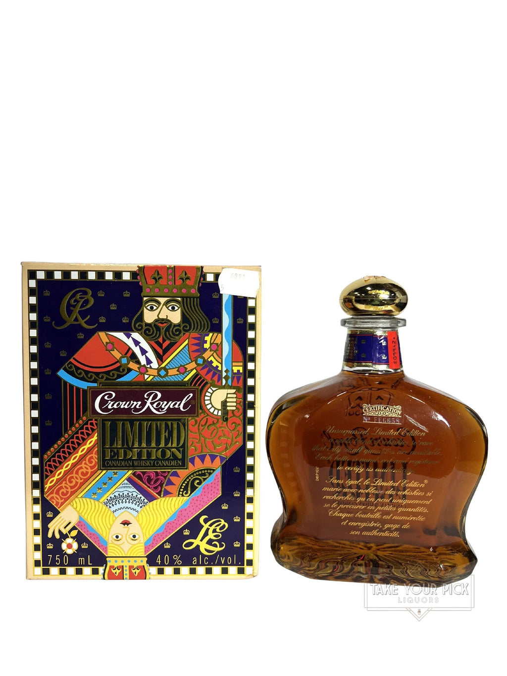 Crown Royal Limited Edition Poker Set 1978 - 80 Proof