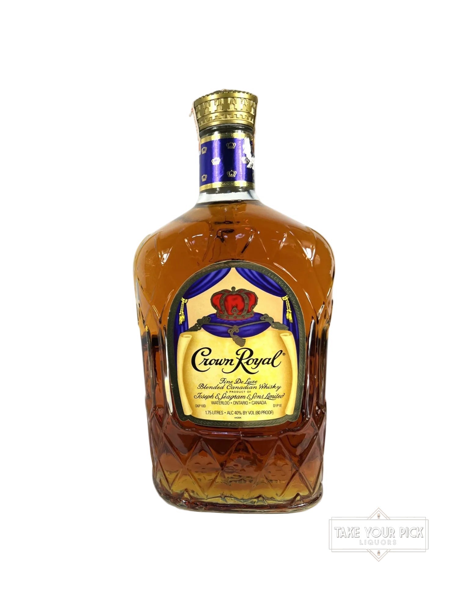Crown Royal Waterloo 1980's(?) - 80 Proof