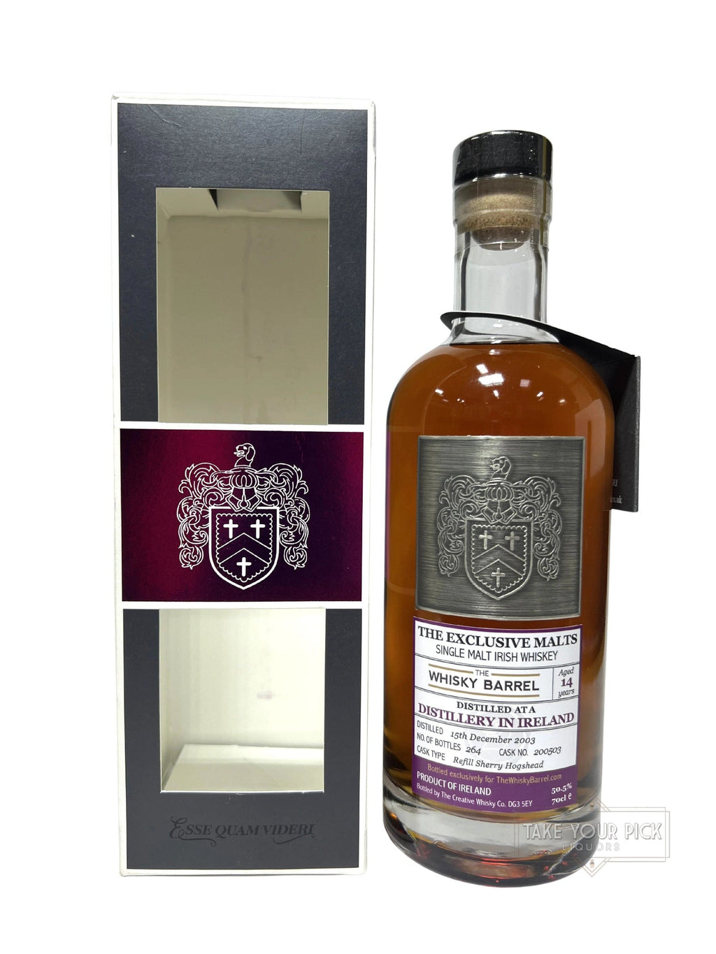 Exclusive Malts Irish (Cooley) 14-year 2017 - 101 Proof