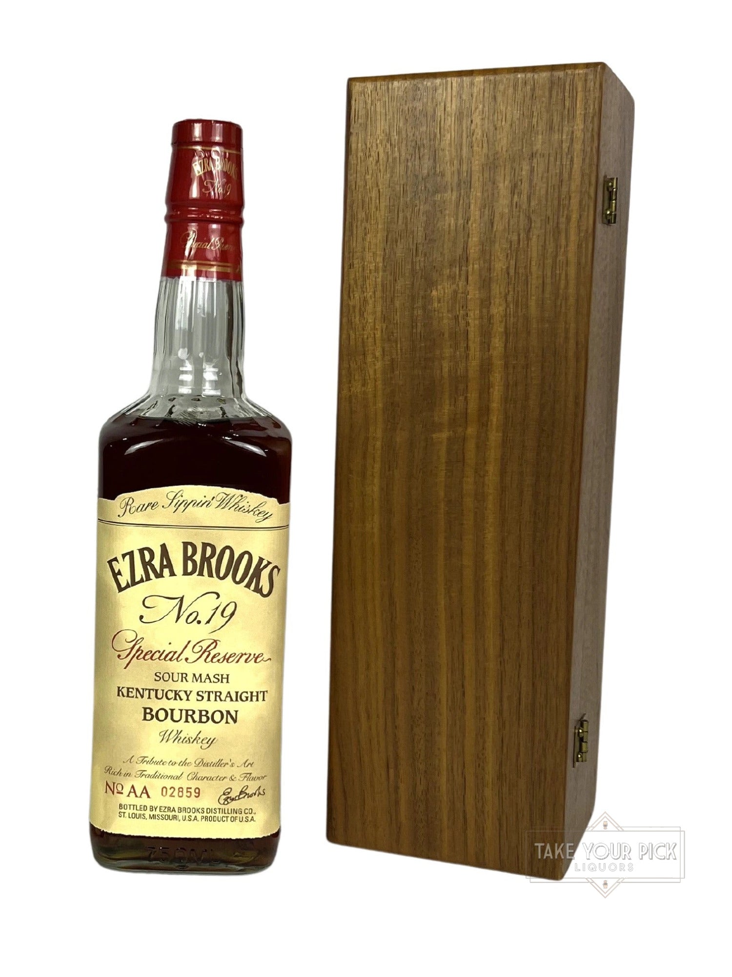 Ezra Brooks No.19 Special Reserve with box - 94 Proof