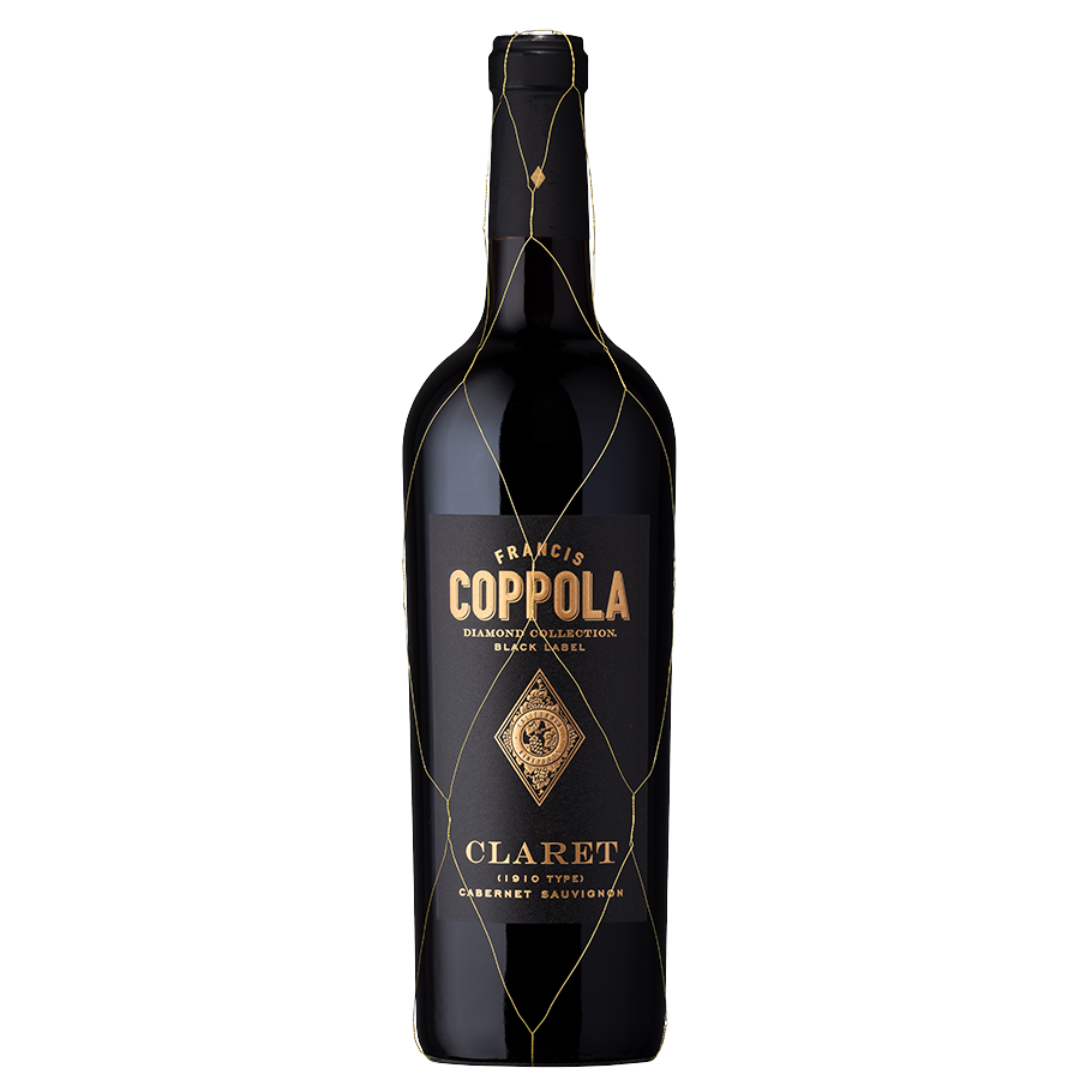 Francis Coppola Diamond Collection Black Label Claret 750ml 12 Bottle Case - Free Shipping