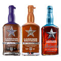 Garrison Lady Bird - Guadalupe - Balmorhea - Texas Straight Bourbon Whiskey 750ml 3 Bottle Combo