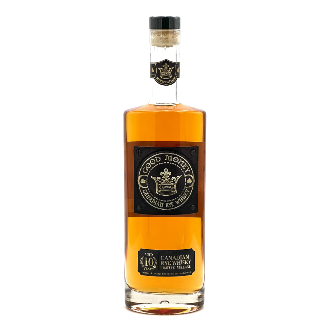 Good Money Canadian Rye Whisky 10 Year Limited Release 750ml