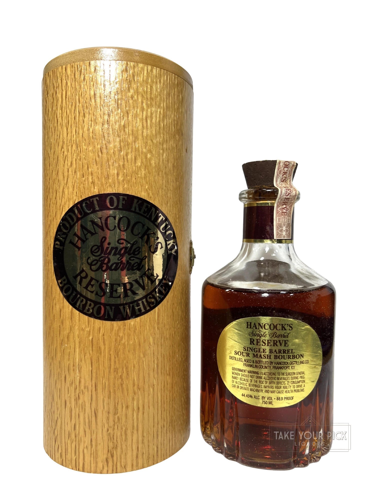 Hancock's Single Barrel Reserve 1990's - 88.9 Proof