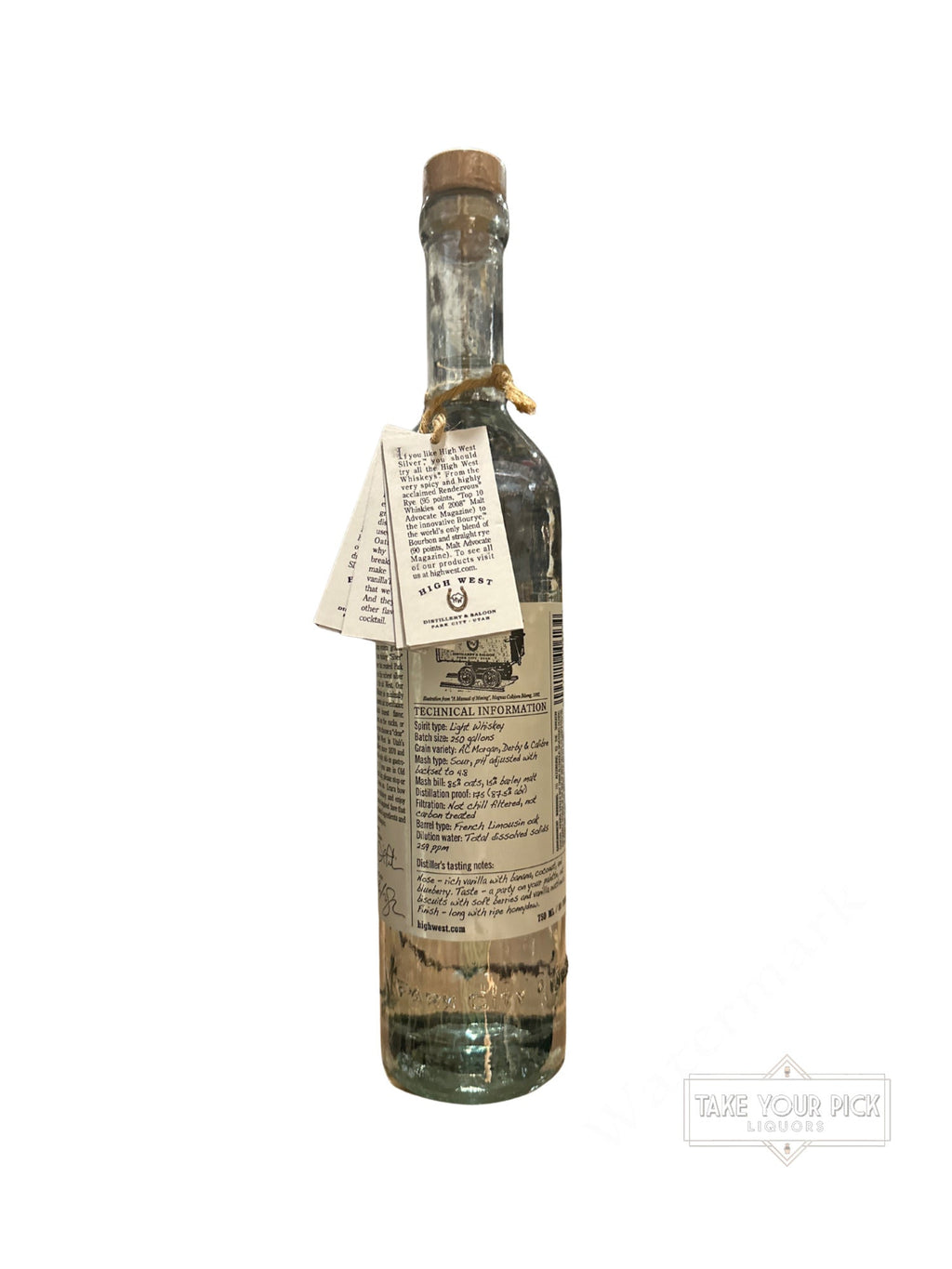 High West Distillery High West Silver Whiskey Western Oat 80 Proof