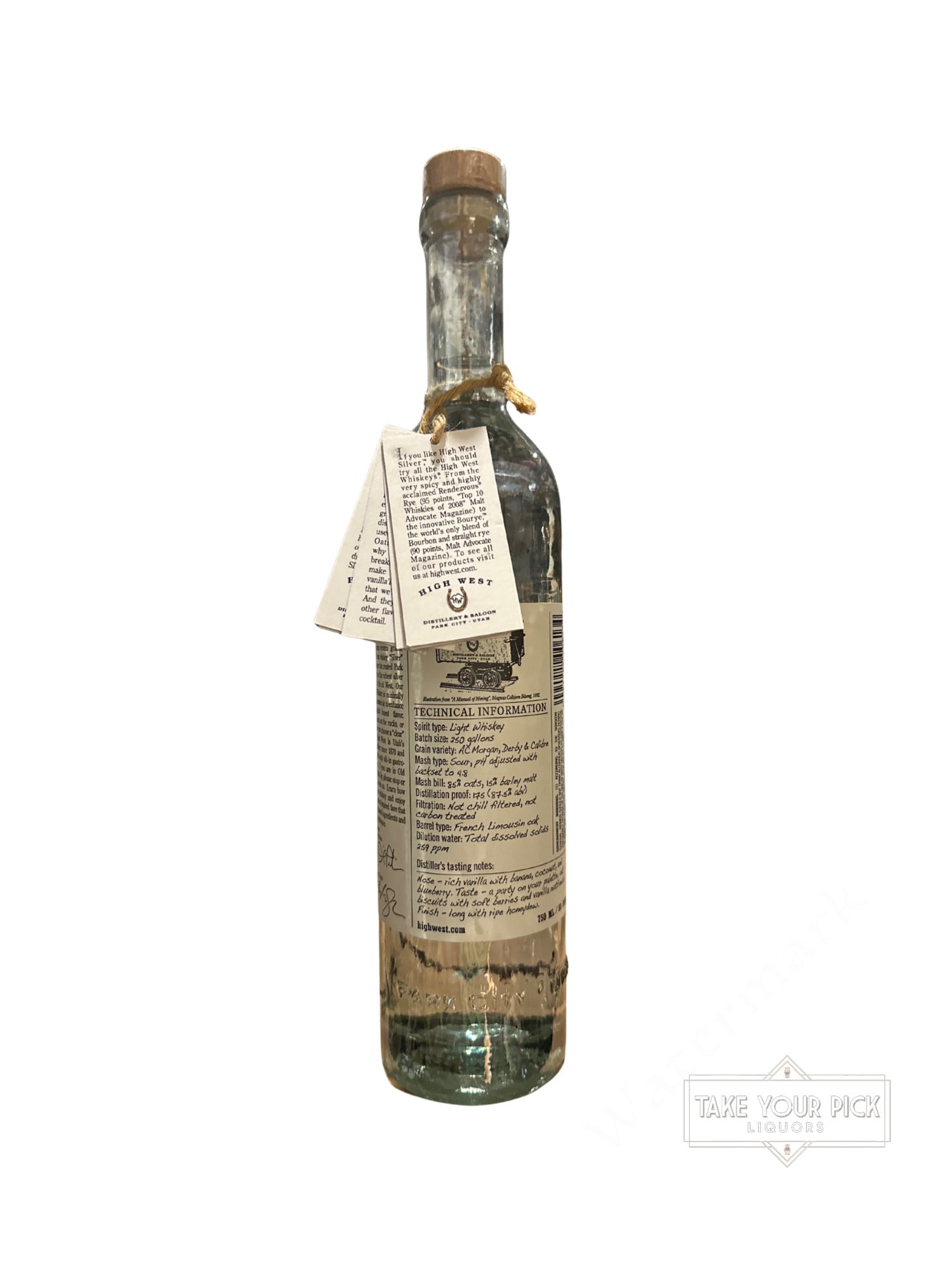High West Distillery High West Silver Whiskey Western Oat 80 Proof