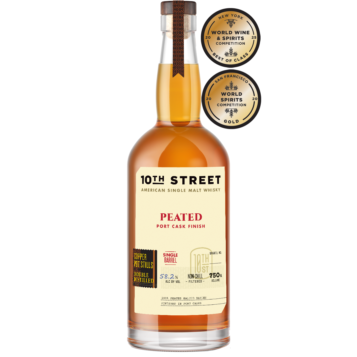 10th Street Peated Port Cask Finish 58.2