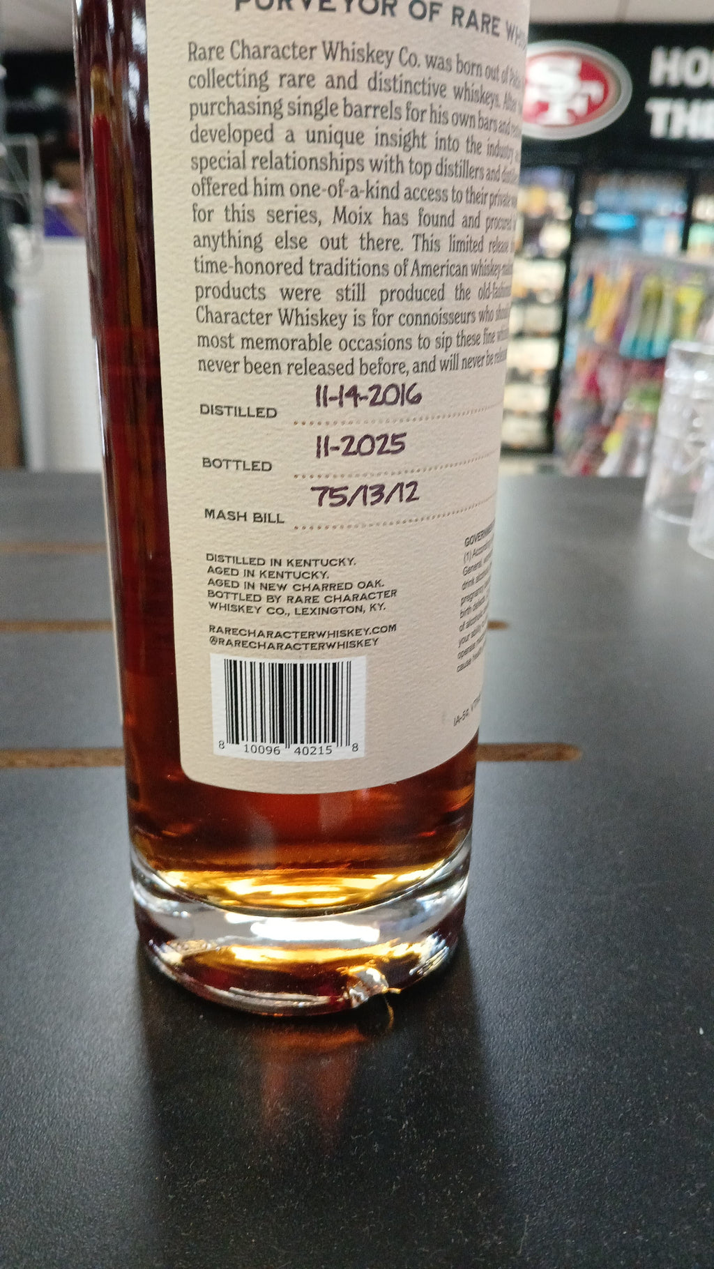 Rare Character 9 Year DLW "Twilight Cask" Single Barrel Bourbon 750ml
