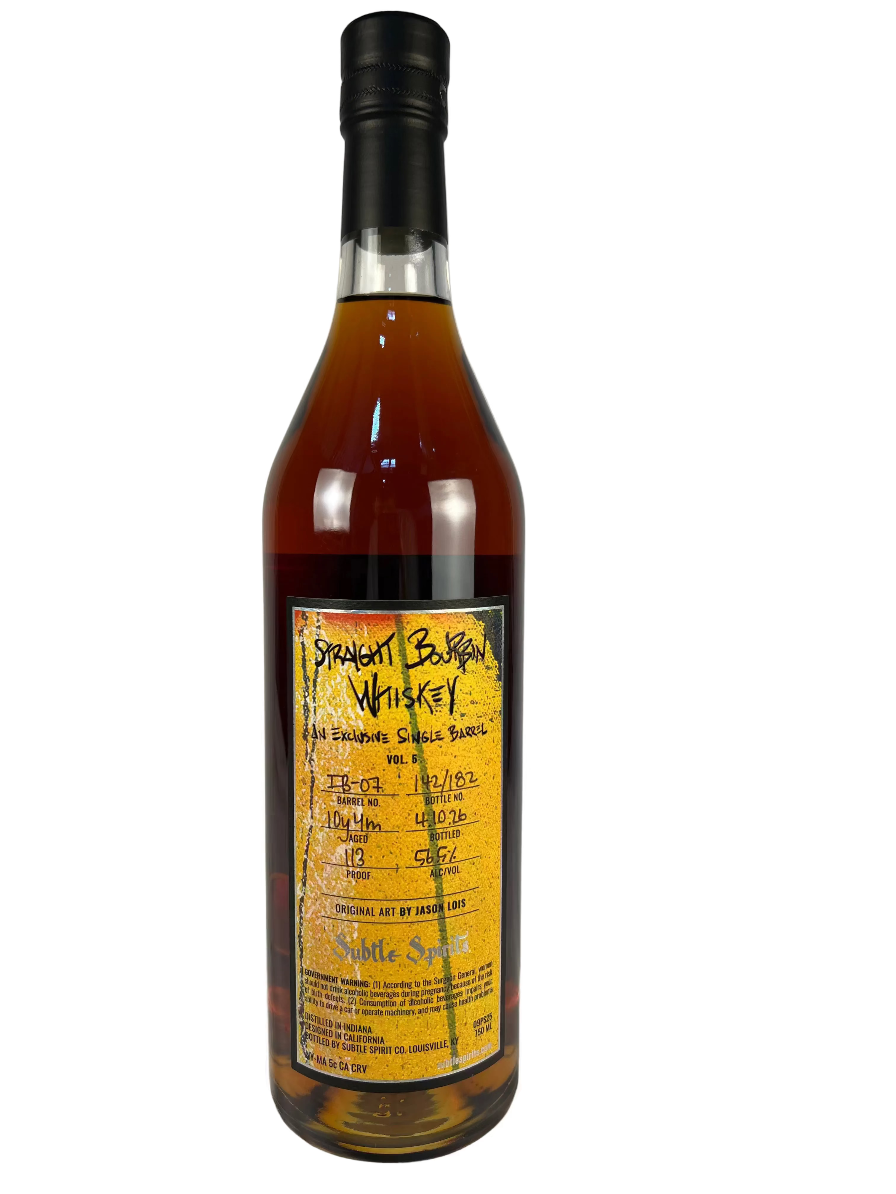 Subtle spirits 10 year TYPL pick - 113 Proof