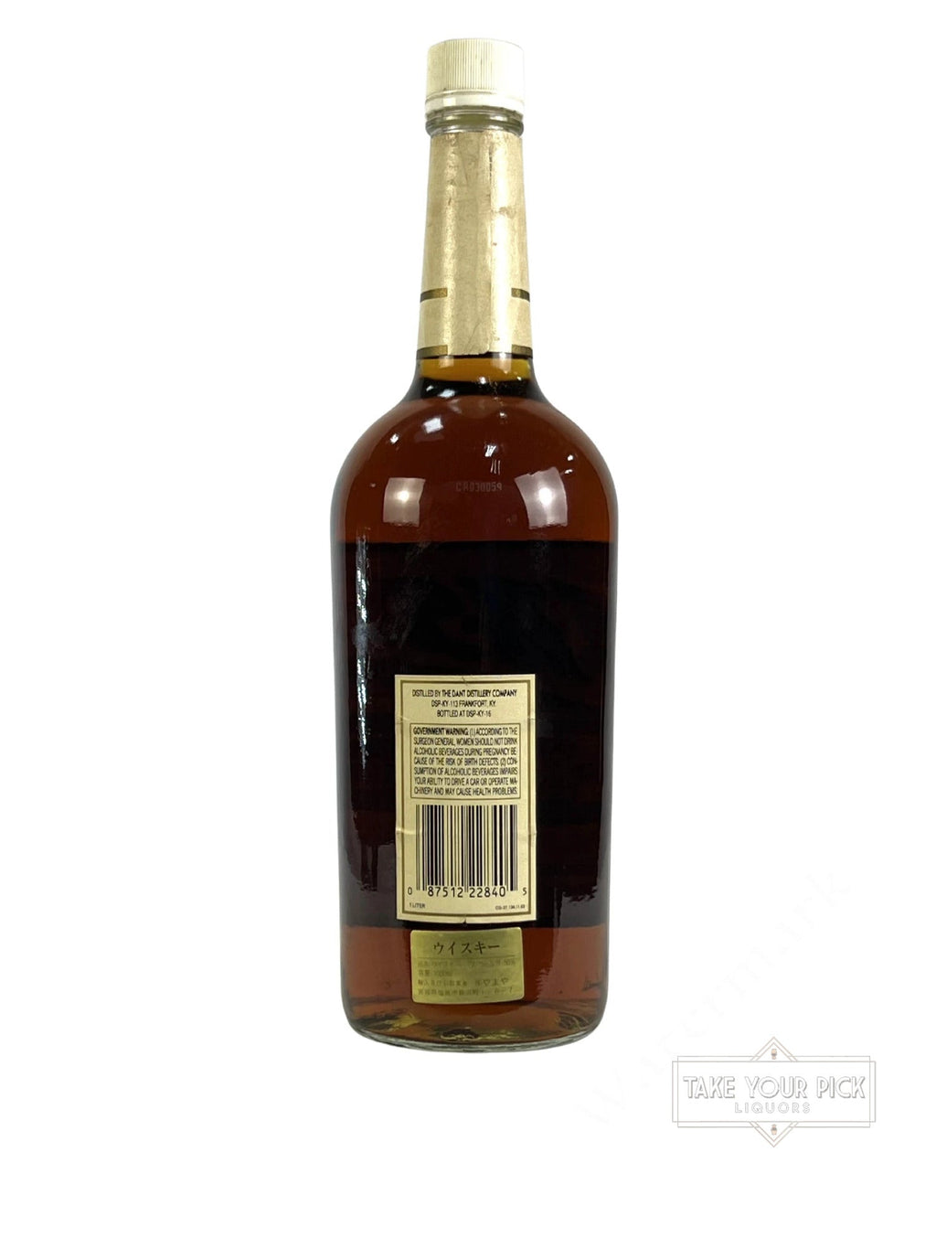 J.W. Dant Bottled in Bond 1989