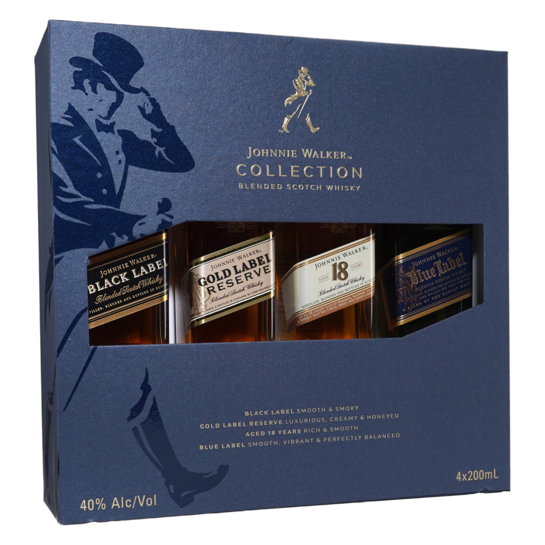 Johnnie Walker Collection Sampler Box Whiskey 200ml