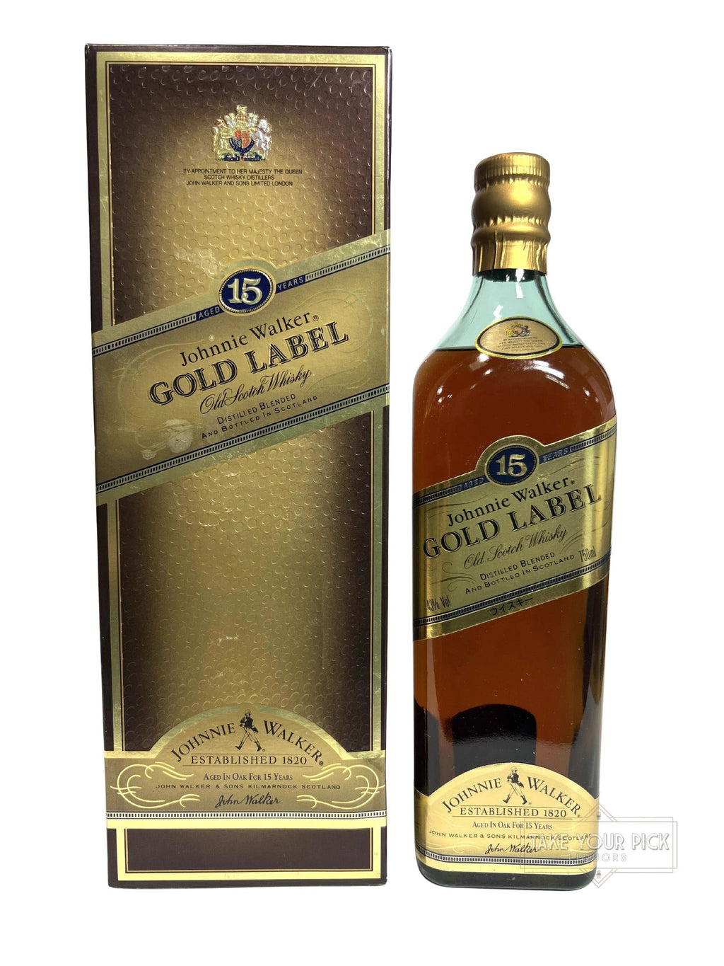 Johnnie Walker Gold Label Old Scotch Whisky - 86 Proof