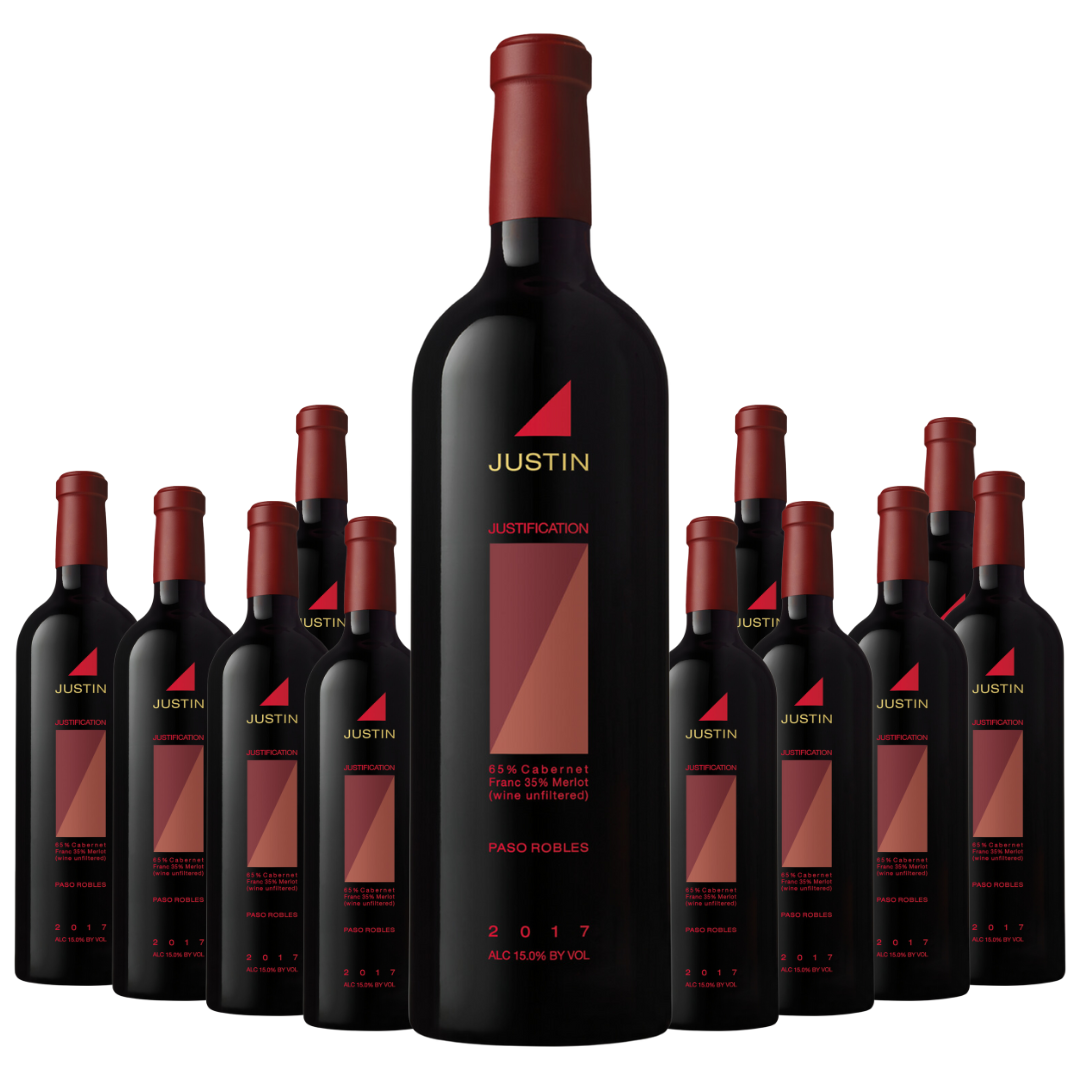 Justin Red Wine Justification Paso Robles 2021 12 Bottle Case