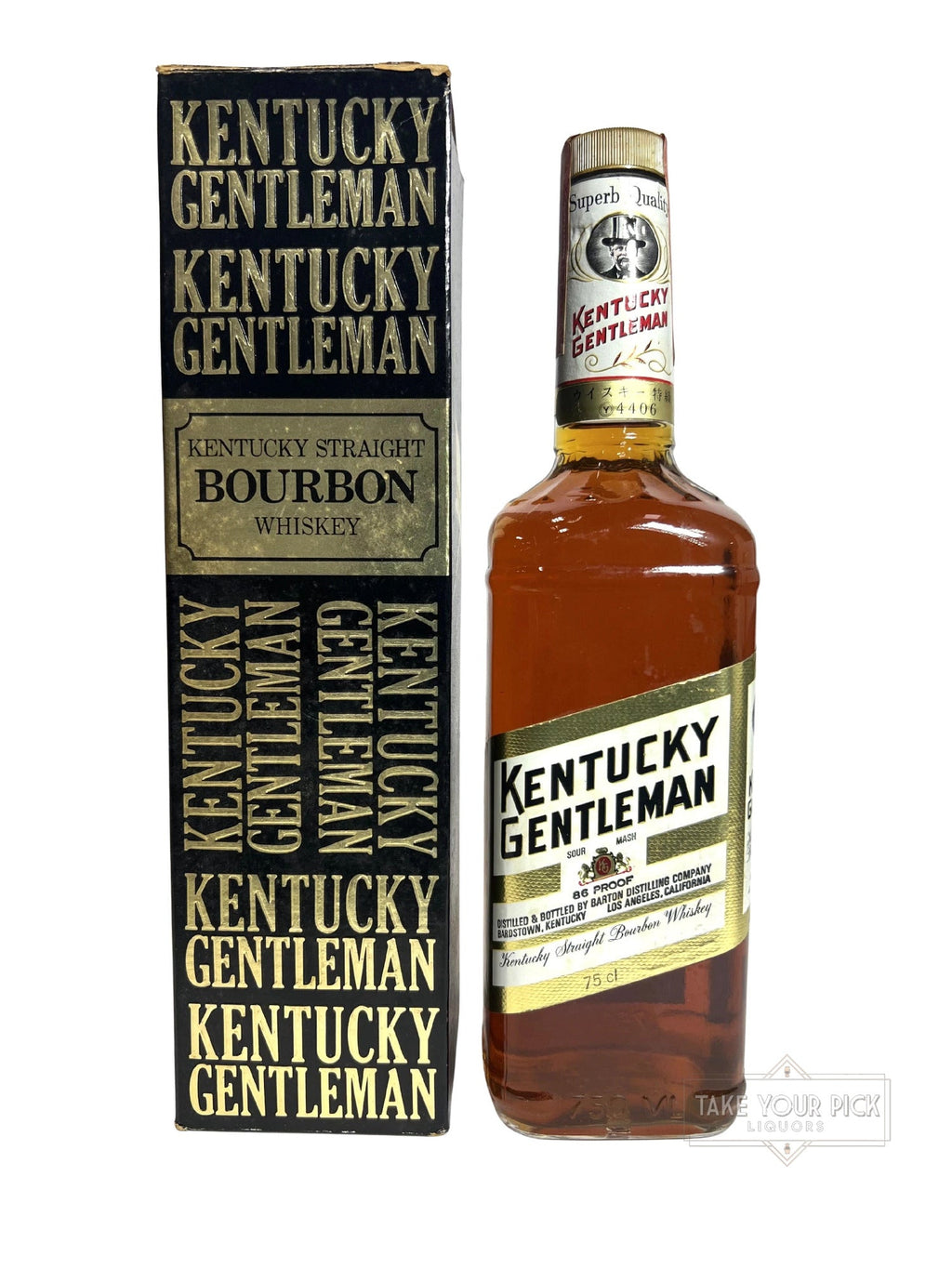 Kentucky Gentleman 1990 - 86 Proof w/box