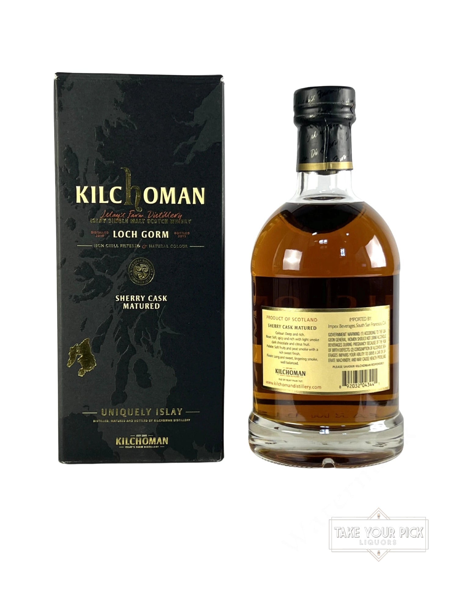 Kilchoman Loch Gorm 2015 - 92 Proof