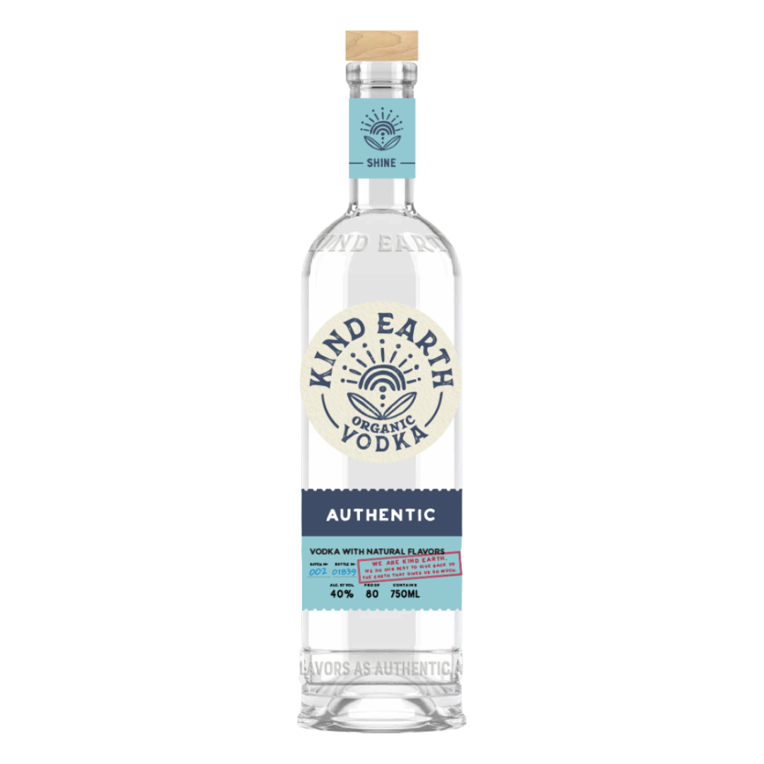 Kind Earth Authentic Organic Vodka 750ml