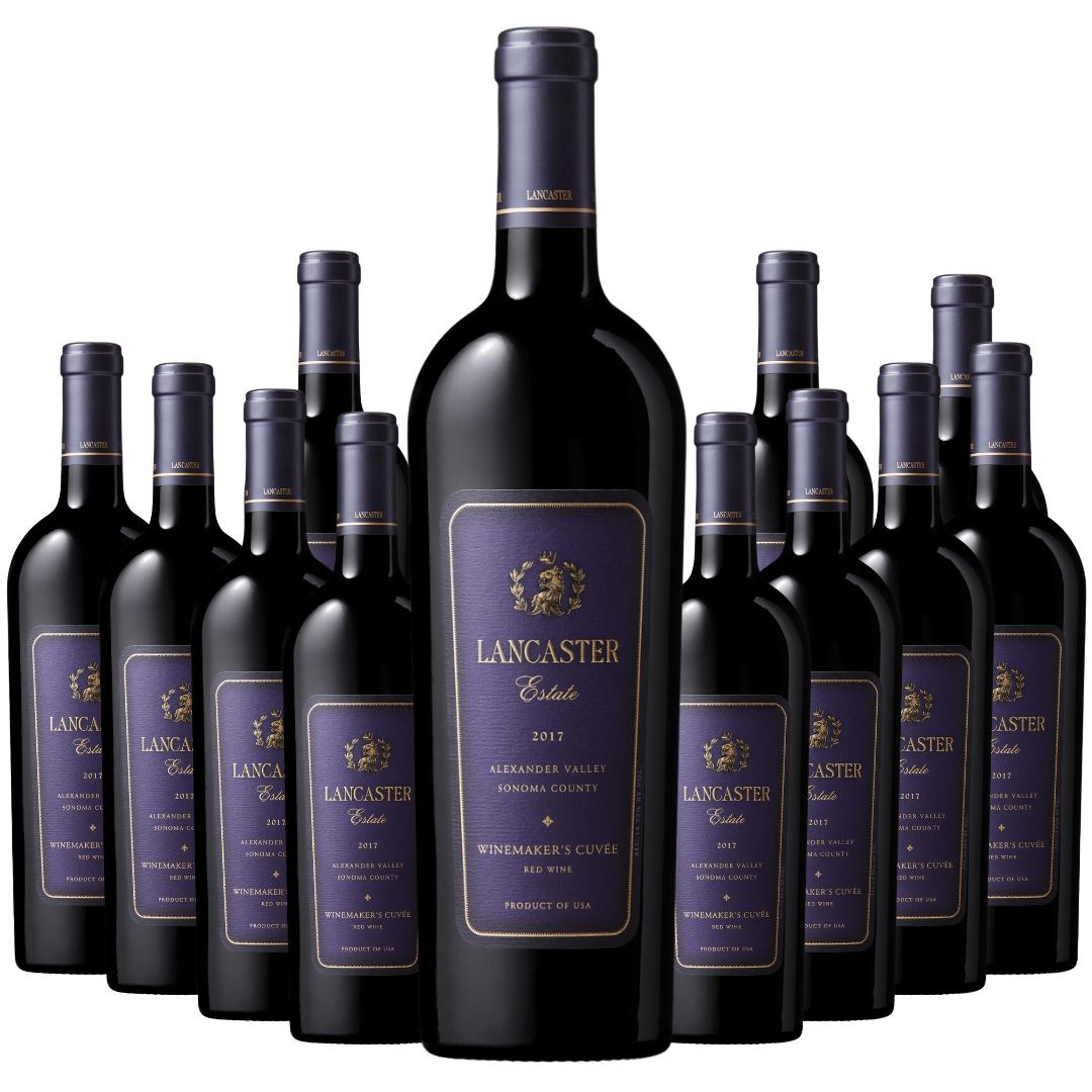 Lancaster Estate Red Wine Winemaker's Cuvee Alexander Valley 2021 12 Bottle Case