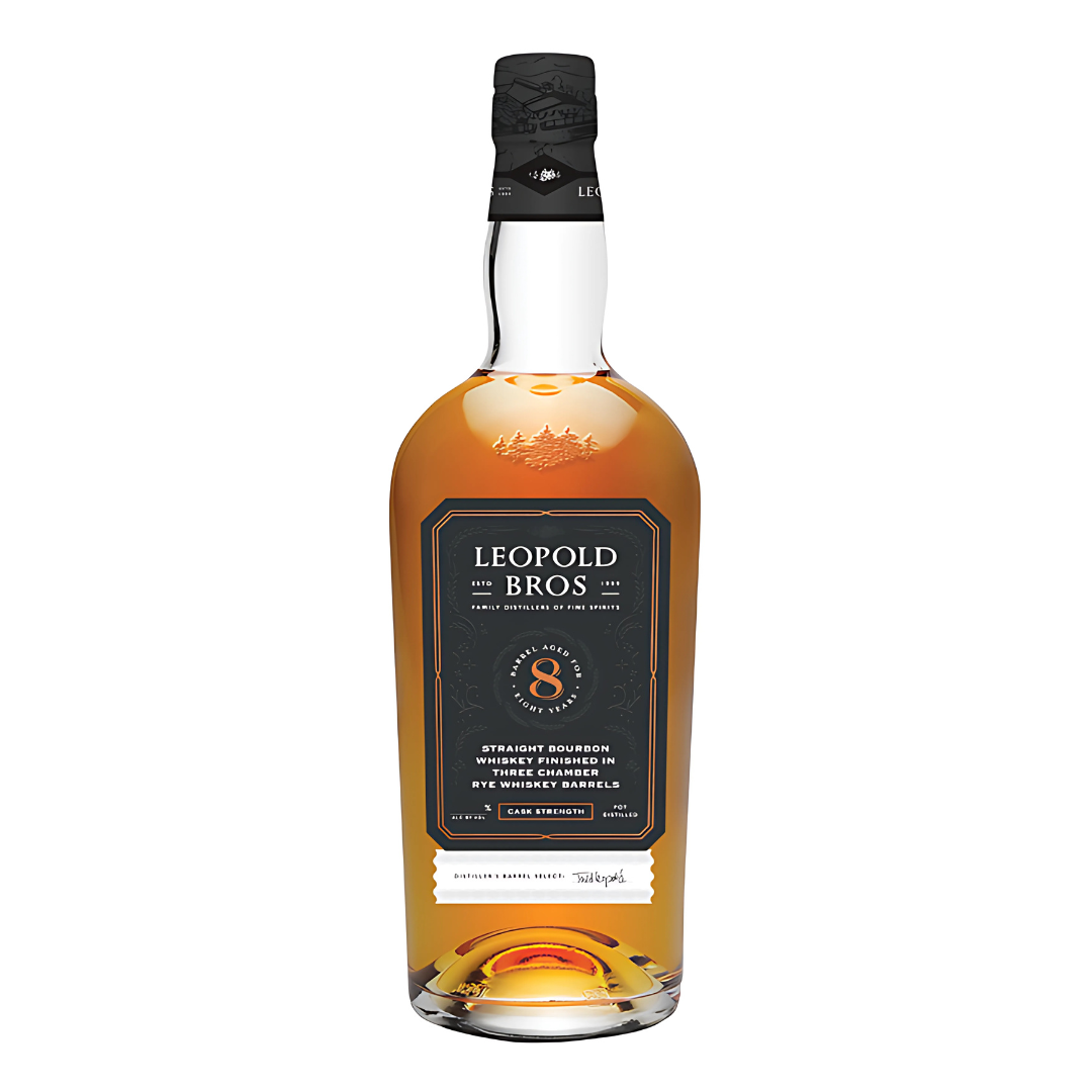 Leopold Bros 8 Year Cask Strength Bourbon Whiskey 750ml