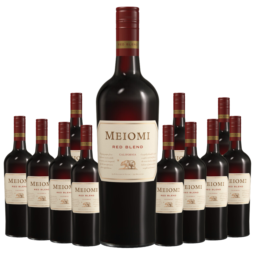 Meiomi Red Wine California 750ml 12 Bottle Case - Free Shipping