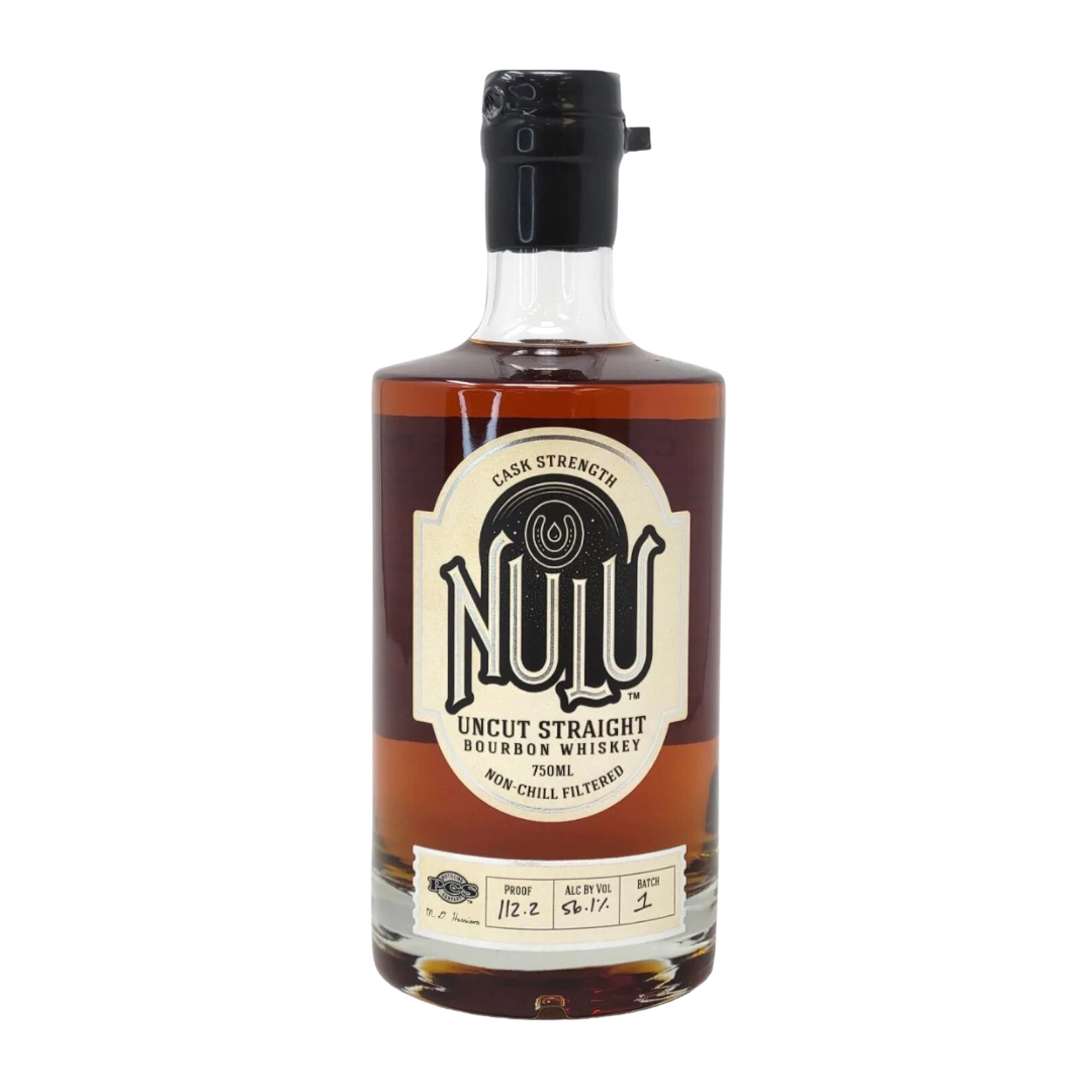 Nulu Cask Strength Uncut Straight Bourbon Whiskey 112.2 Proof Batch #1  750ml