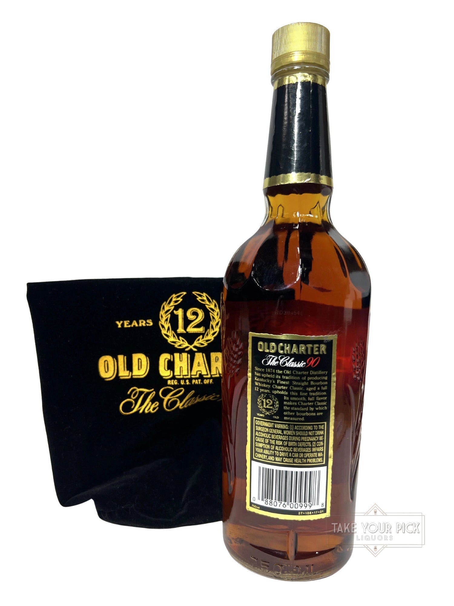 Old Charter 12-year 90pf. 1991 (Louisville) - 90 Proof