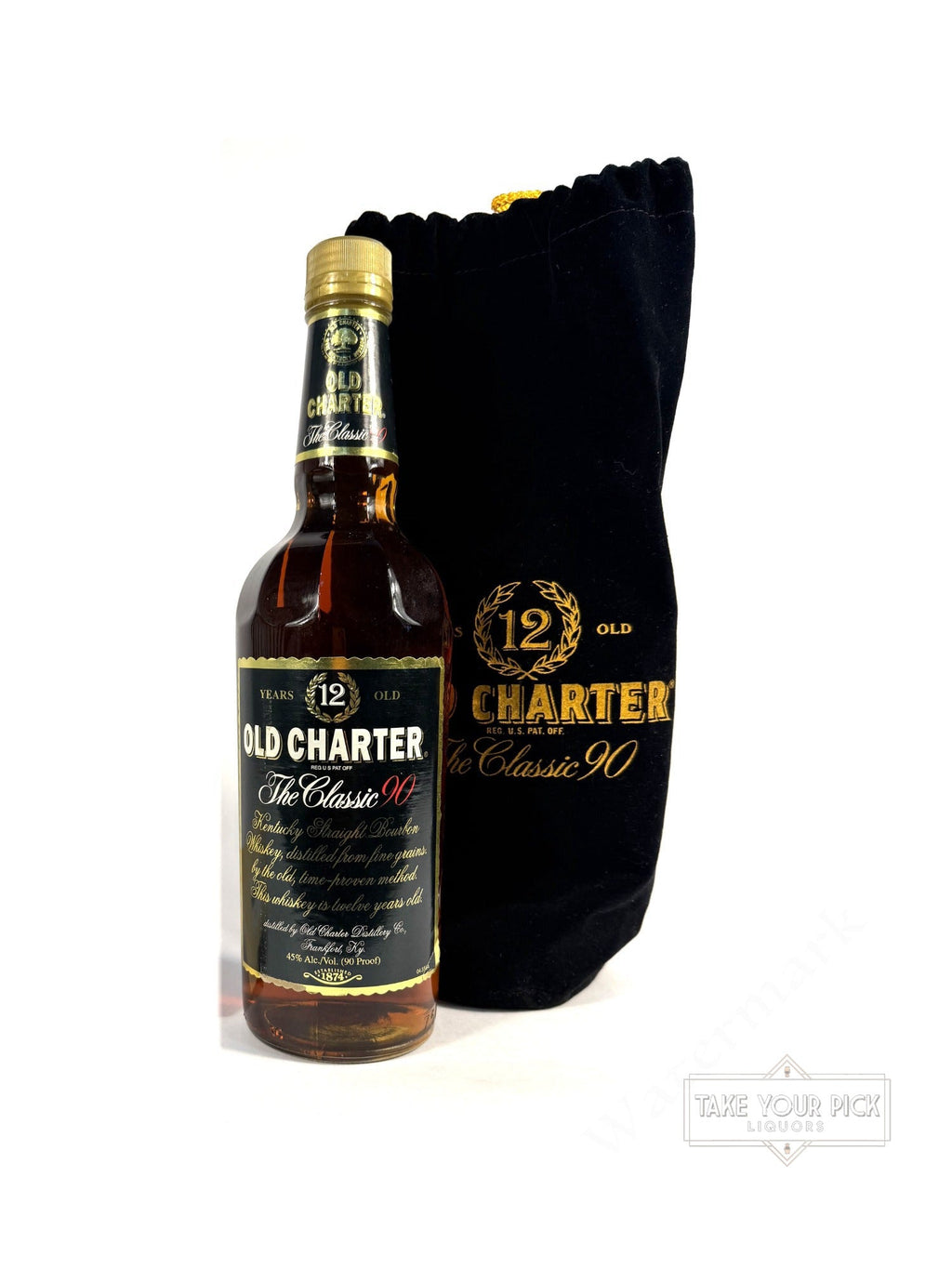 Old Charter 12-year 90pf. 1995 (Frankfort) - 90 Proof