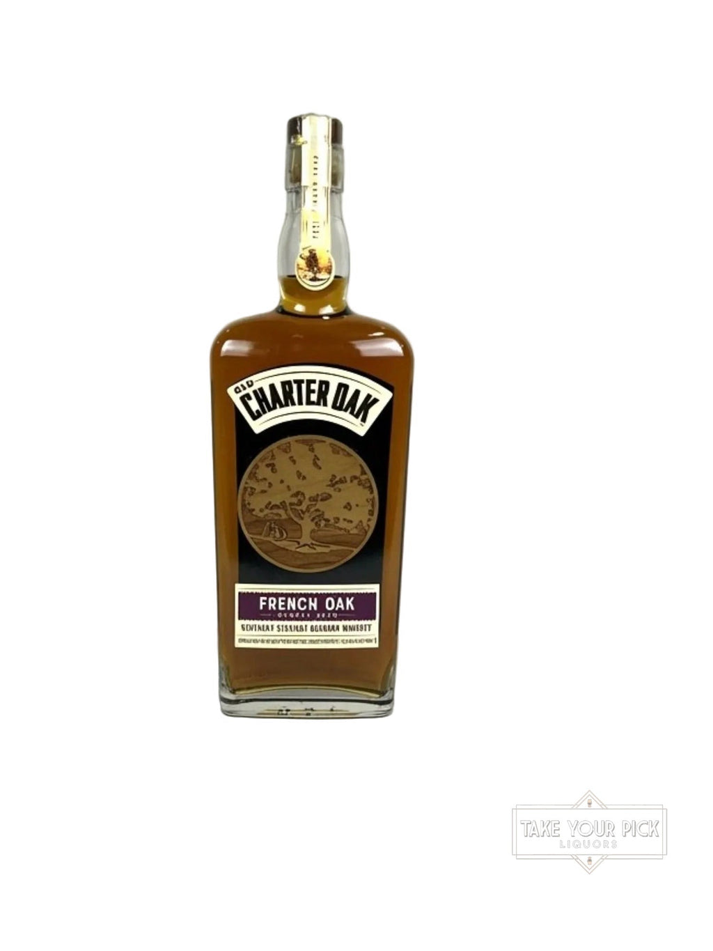 Old Charter Oak French Oak Barrel Aged Kentucky Straight Bourbon Whiskey - 92 Proof