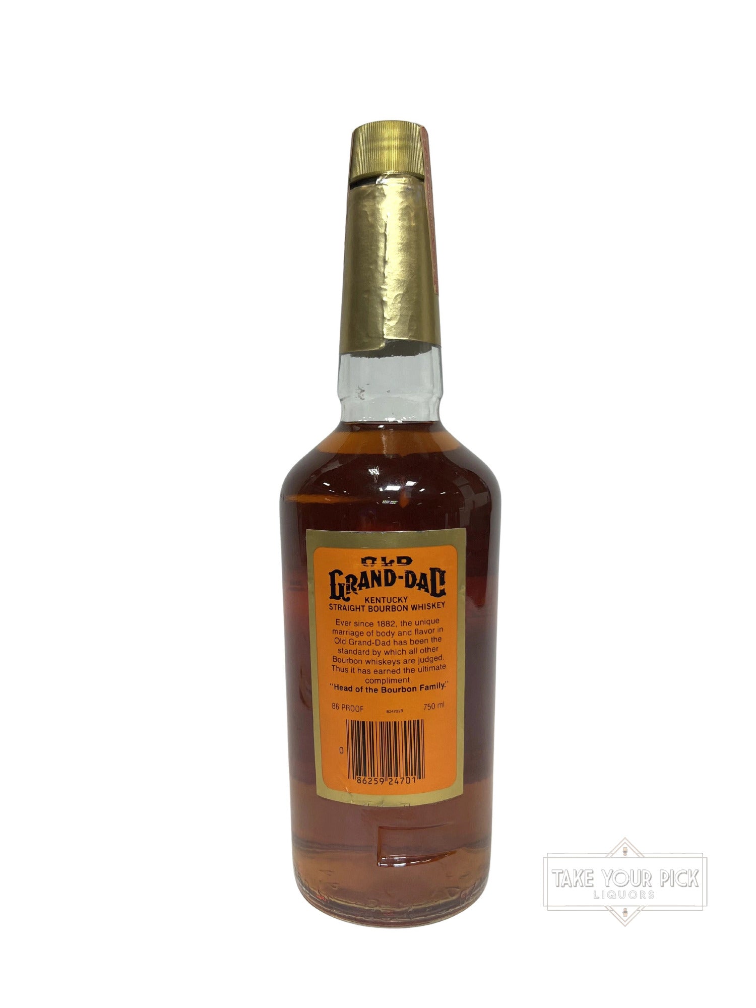 Old Grand Dad 86pf. 1982 (National Distillers) - 86 Proof