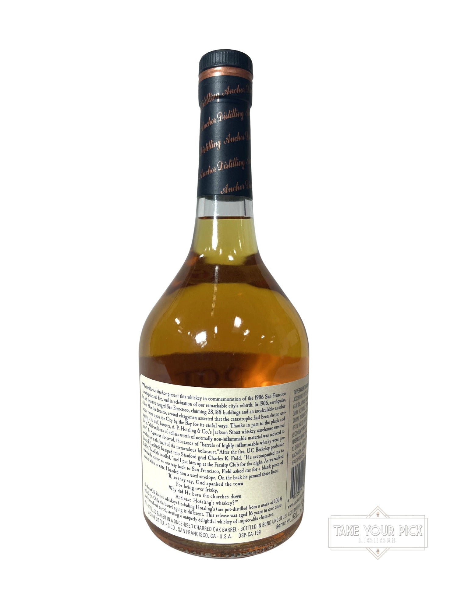 Old Potrero Hotaling's Single Malt 16-year - 100 Proof