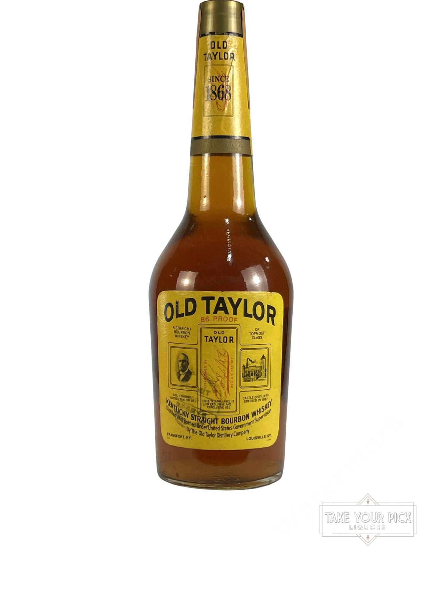 Old Taylor National Distillers 4/5 quart 1973 - 86 Proof