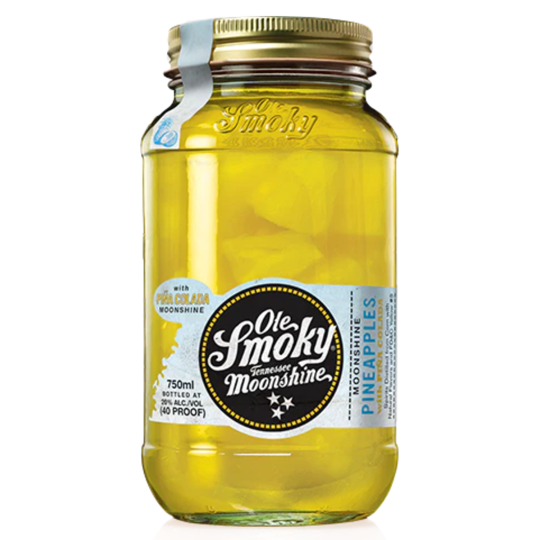 Ole Smoky Moonshine Pineapples With Pina Colada