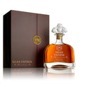 Gran Patron Burdeos Añejo tequila next to box.