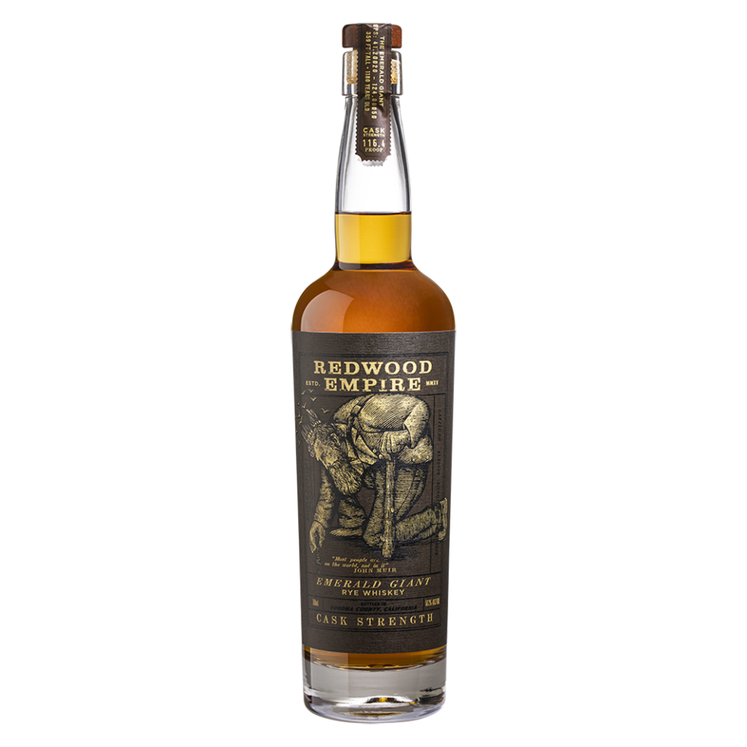 Redwood Empire Cask Strength Emerald Giant Whiskey