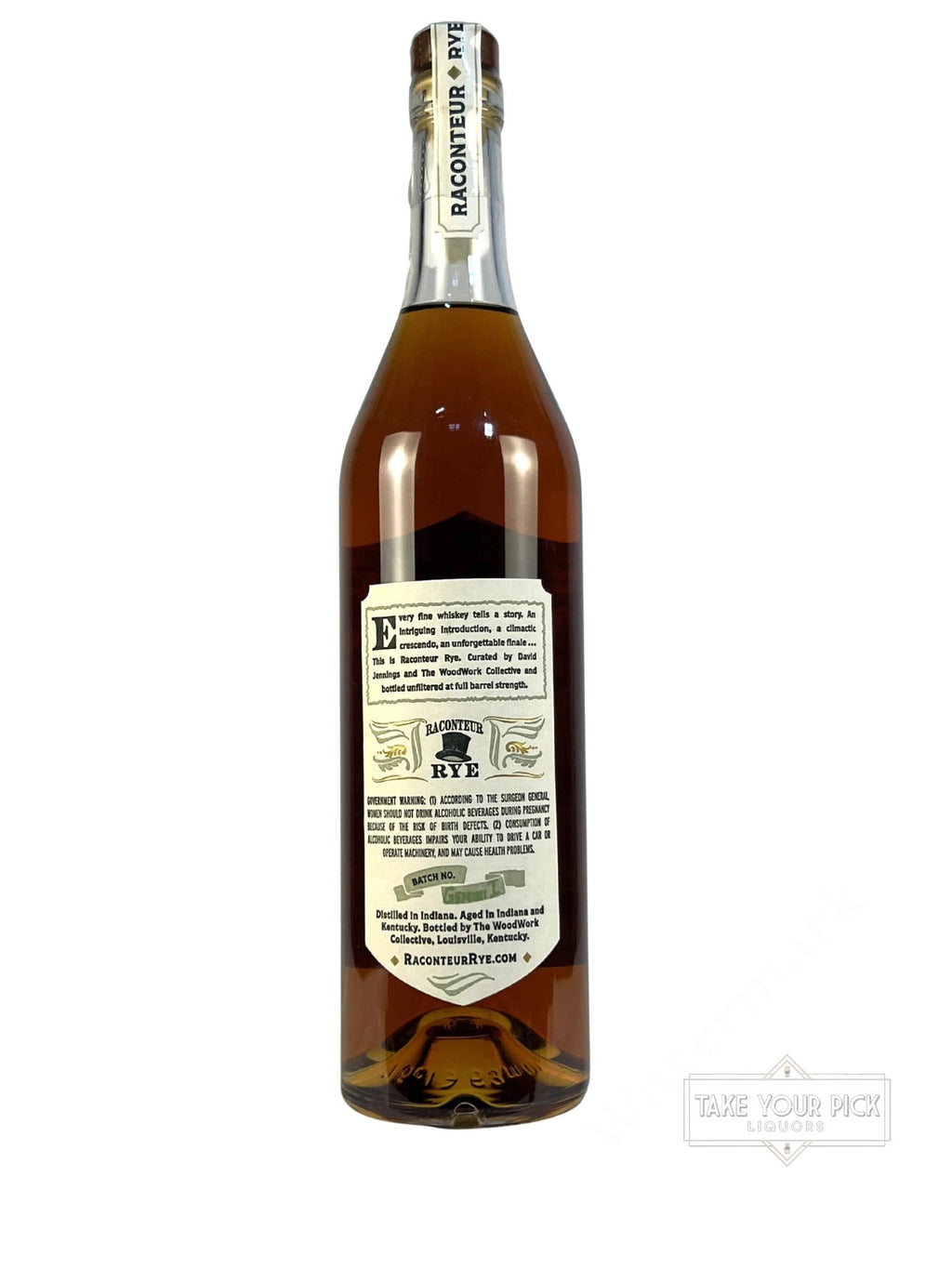 Raconteur Straight Rye Whiskey Finished in Mizunara Casks (Batch 1)