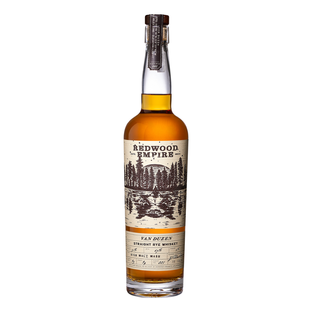 Redwood Empire Van Duzen Rye Whiskey 750ml