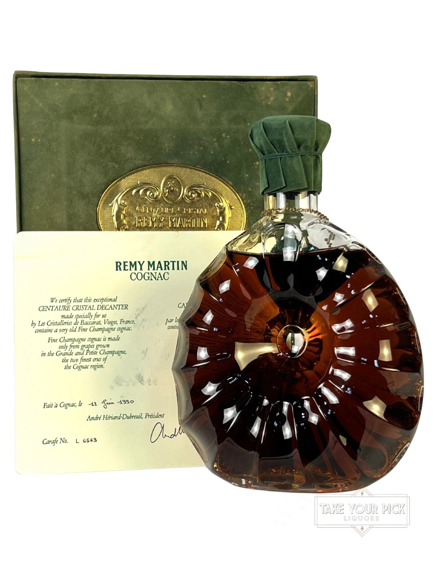 Remy Martin Centaur Cristal 1990 with gift box