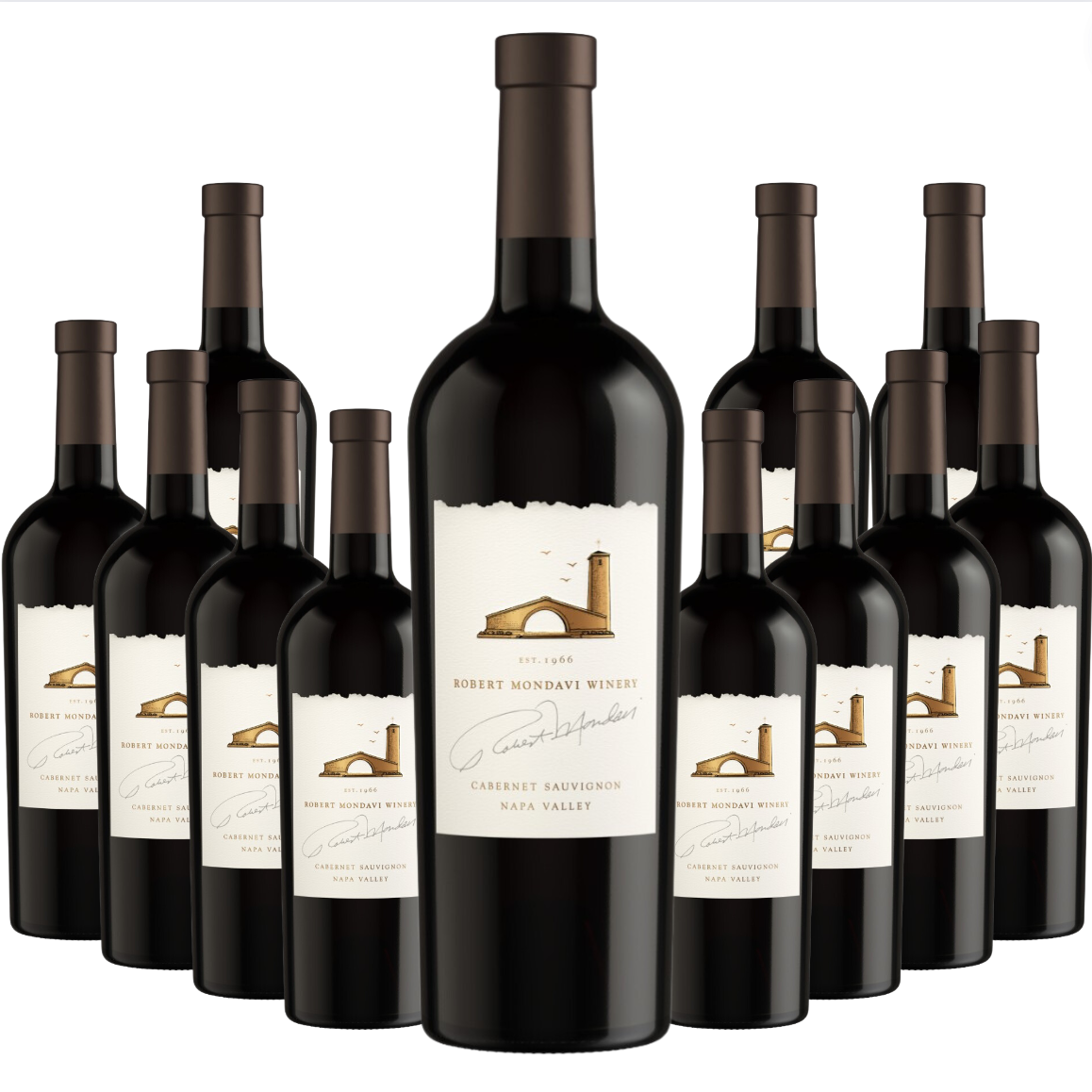 Robert Mondavi Winery Cabernet Sauvignon Napa Valley 2022 12 Bottle Case - Free Shipping