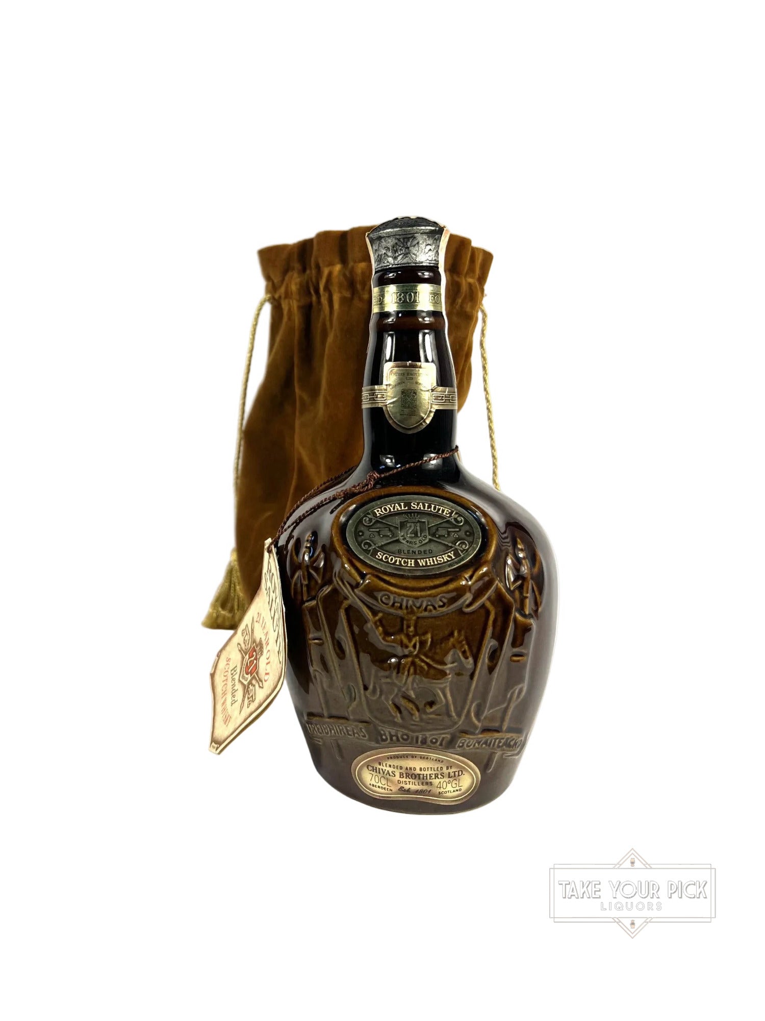 Royal Salute 21 Year brown glass (700ml) - 80 Proof