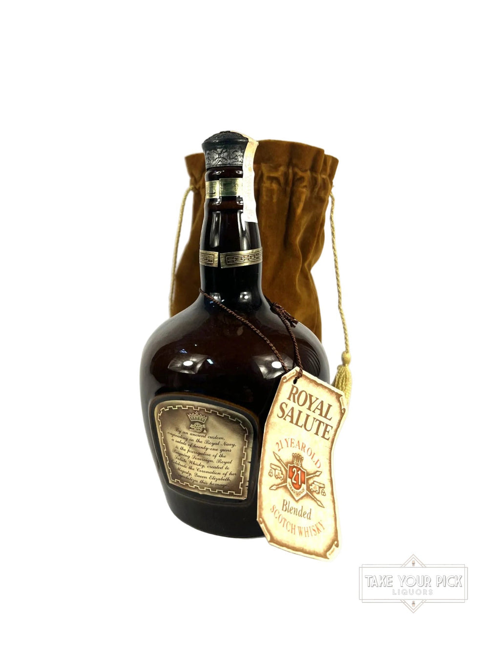 Royal Salute 21 Year brown glass (700ml) - 80 Proof
