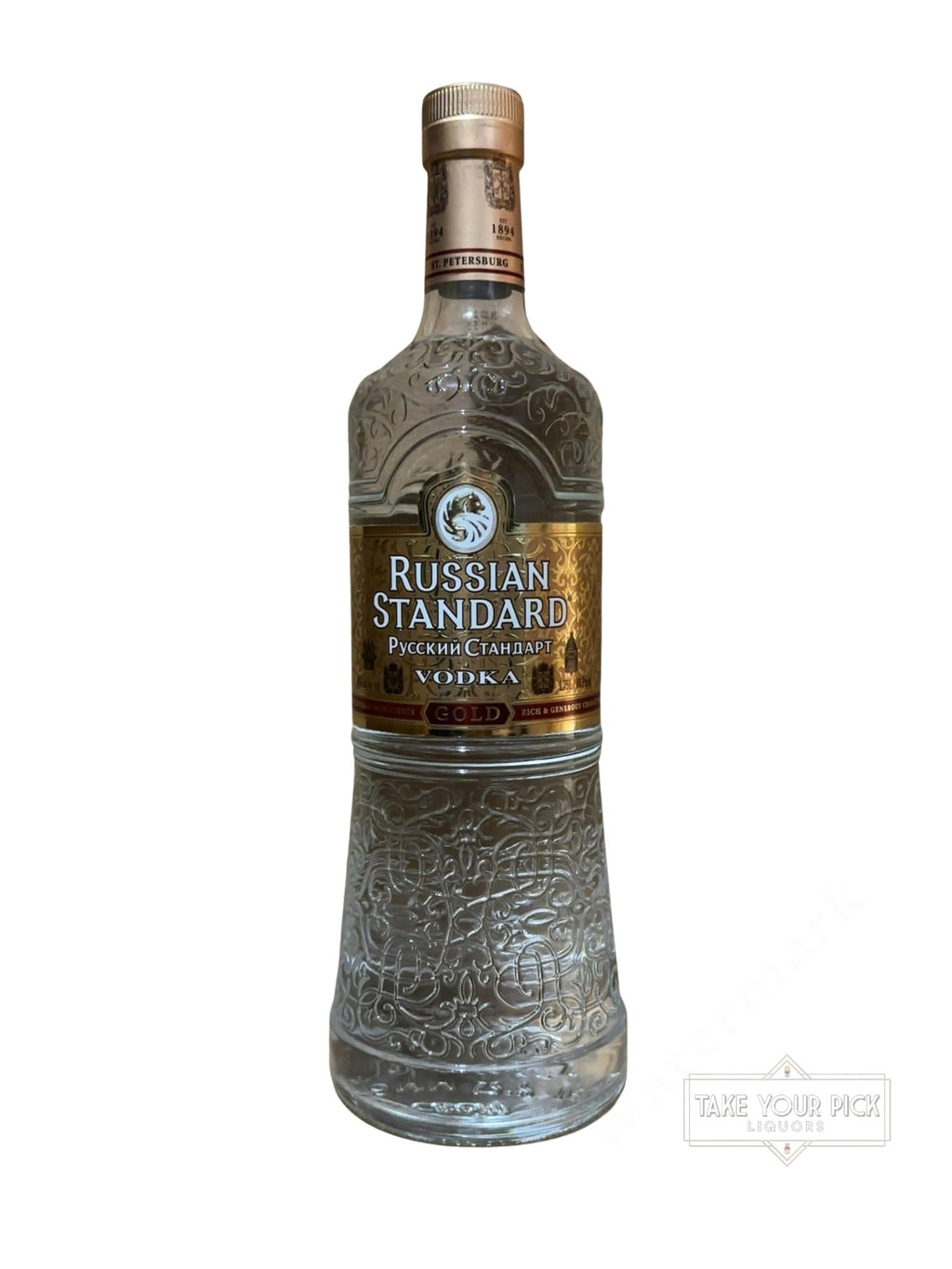 Russian Standard Gold Vodka 80 Proof