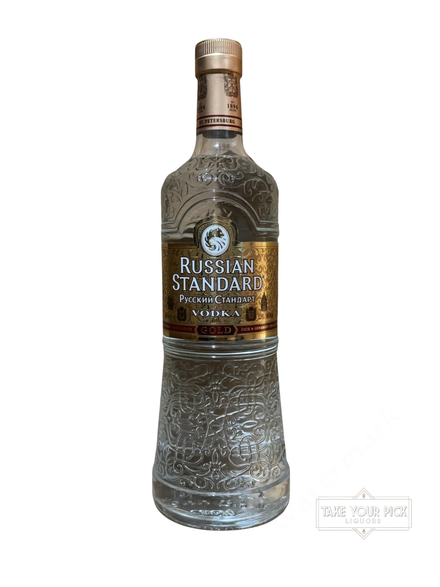 Russian Standard Gold Vodka 80 Proof