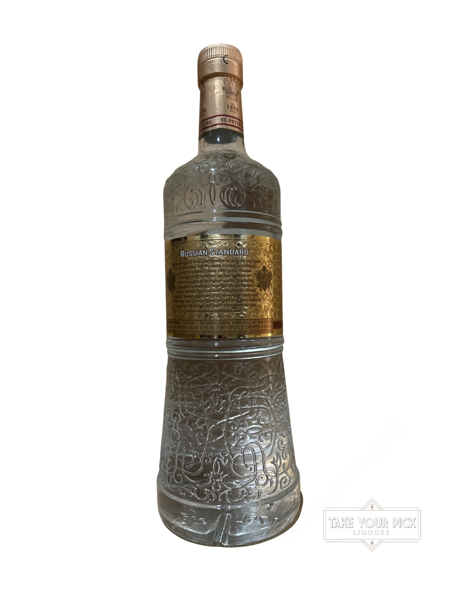 Russian Standard Gold Vodka 80 Proof